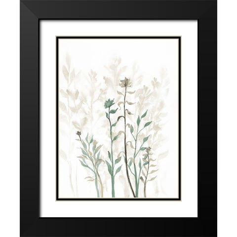 Rustic Growth 1 Black Modern Wood Framed Art Print with Double Matting by Charest, Doris