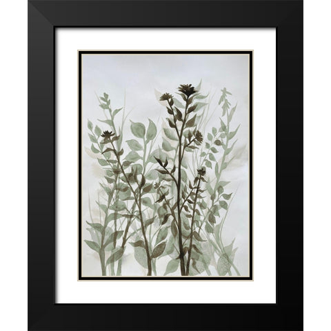 Rustic Heights 1 Black Modern Wood Framed Art Print with Double Matting by Charest, Doris