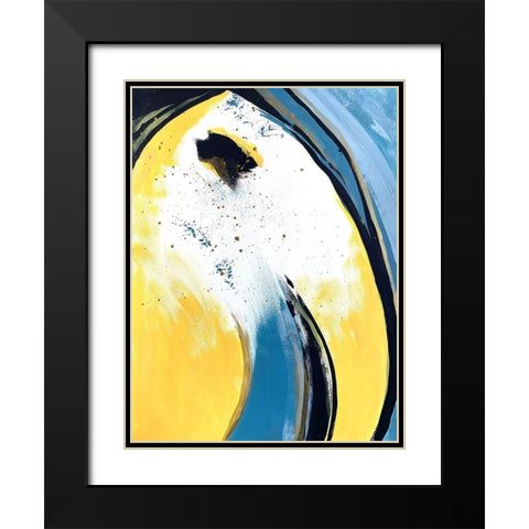 Absentminded Emotion 2 Black Modern Wood Framed Art Print with Double Matting by Charest, Doris