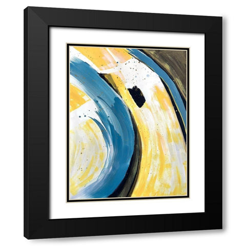 Absentminded Emotion 3 Black Modern Wood Framed Art Print with Double Matting by Charest, Doris