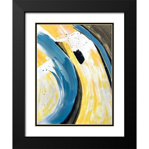 Absentminded Emotion 3 Black Modern Wood Framed Art Print with Double Matting by Charest, Doris