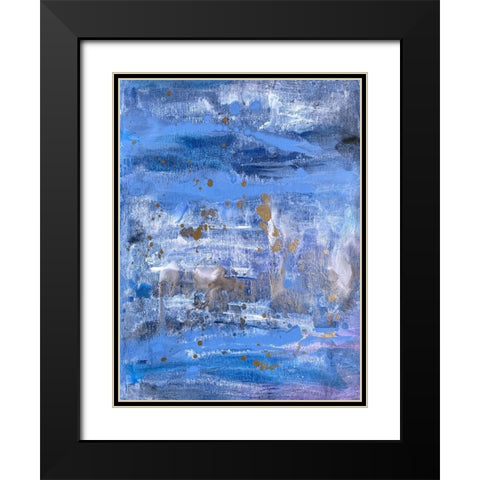 Inverse Energy 1 Black Modern Wood Framed Art Print with Double Matting by Charest, Doris