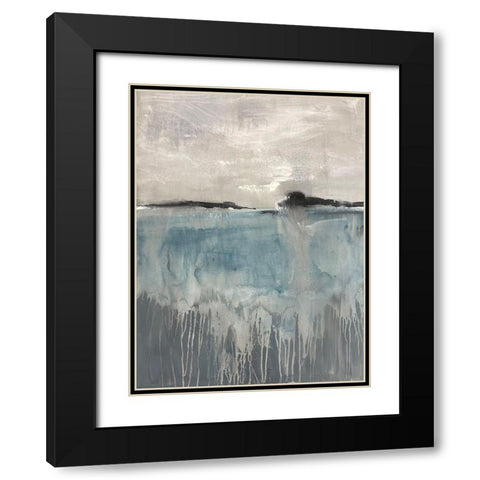 Distant Sentiment 1 Black Modern Wood Framed Art Print with Double Matting by Charest, Doris