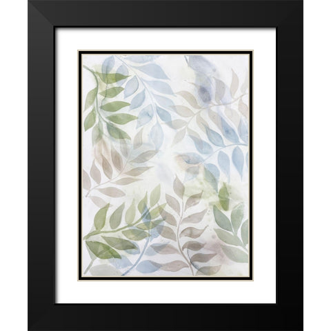 Momentary Creation 2 Black Modern Wood Framed Art Print with Double Matting by Charest, Doris
