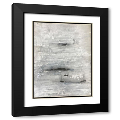 Continued Ideas 1 Black Modern Wood Framed Art Print with Double Matting by Charest, Doris