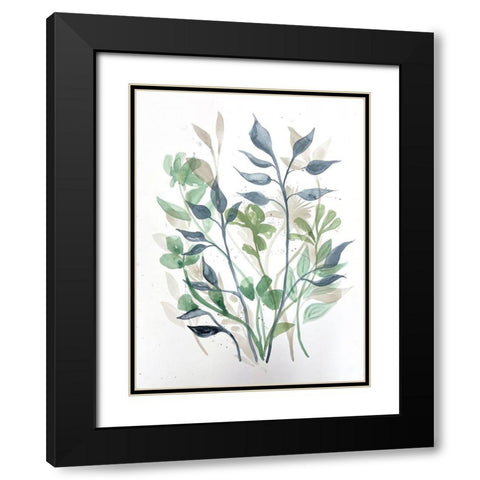 Desired Purpose 1 Black Modern Wood Framed Art Print with Double Matting by Charest, Doris