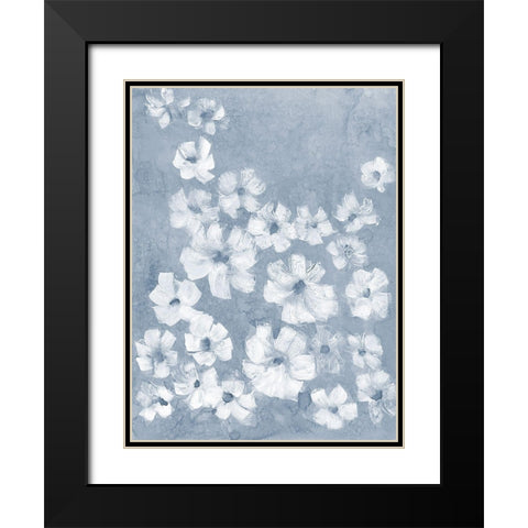 Flowing Dimension 1 Black Modern Wood Framed Art Print with Double Matting by Charest, Doris