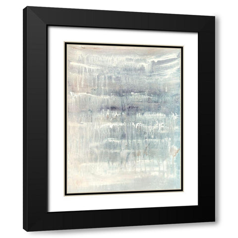 Fragment Sapce 1 Black Modern Wood Framed Art Print with Double Matting by Charest, Doris