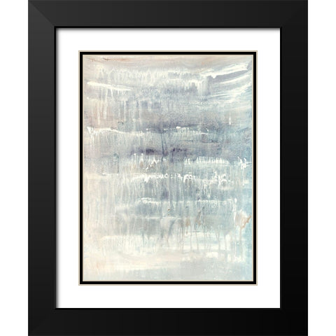Fragment Sapce 1 Black Modern Wood Framed Art Print with Double Matting by Charest, Doris