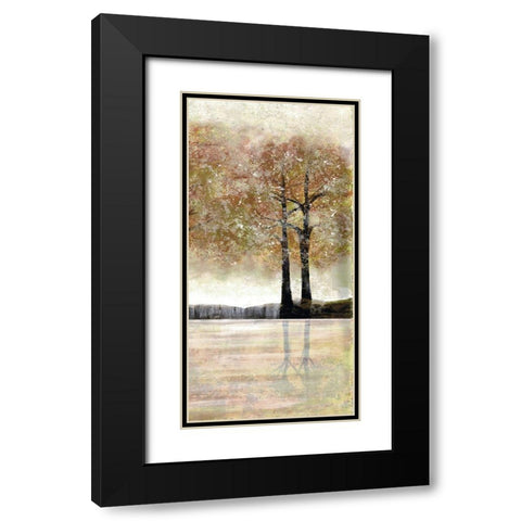 Serene Forest 2 Black Modern Wood Framed Art Print with Double Matting by Charest, Doris