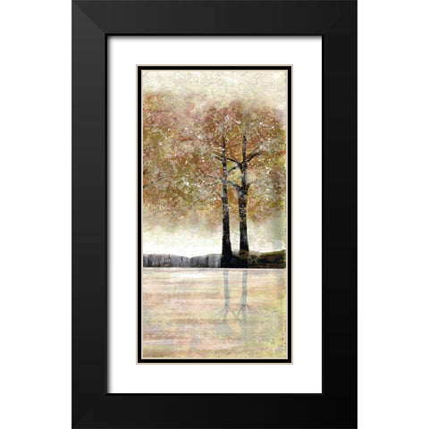 Serene Forest 2 Black Modern Wood Framed Art Print with Double Matting by Charest, Doris