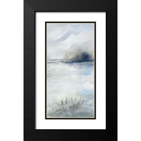 Morning Showers 1 Black Modern Wood Framed Art Print with Double Matting by Charest, Doris