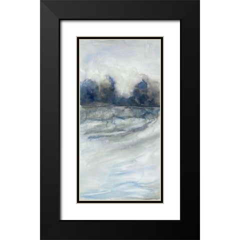 Morning Showers 2 Black Modern Wood Framed Art Print with Double Matting by Charest, Doris