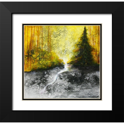 Path To The Edge 2020  Black Modern Wood Framed Art Print with Double Matting by Charest, Doris