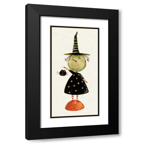 Trick Girl Black Modern Wood Framed Art Print with Double Matting by DiPaolo, Dan