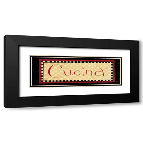 Cucina Black Modern Wood Framed Art Print with Double Matting by DiPaolo, Dan