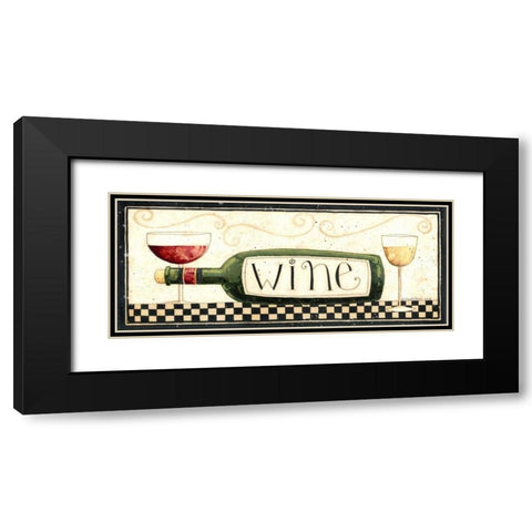 Wine Black Modern Wood Framed Art Print with Double Matting by DiPaolo, Dan