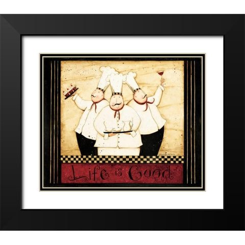 Life Black Modern Wood Framed Art Print with Double Matting by DiPaolo, Dan