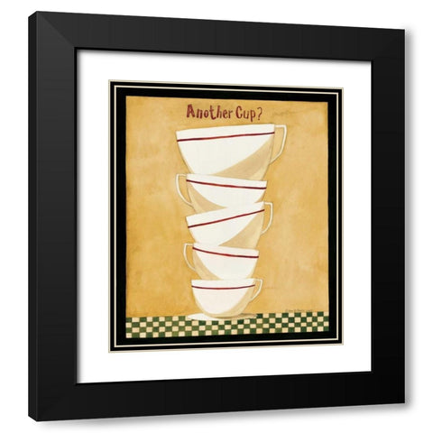 Another Cup Black Modern Wood Framed Art Print with Double Matting by DiPaolo, Dan