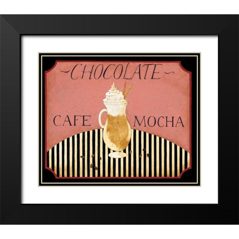 Mocha Black Modern Wood Framed Art Print with Double Matting by DiPaolo, Dan