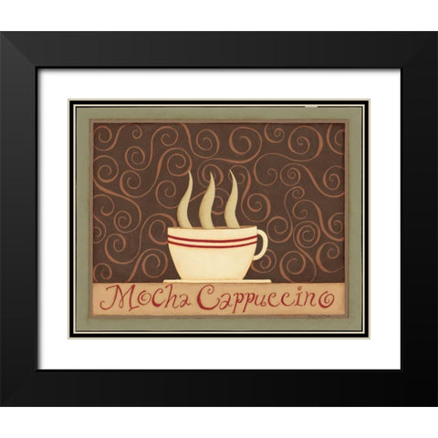 Moch Black Modern Wood Framed Art Print with Double Matting by DiPaolo, Dan