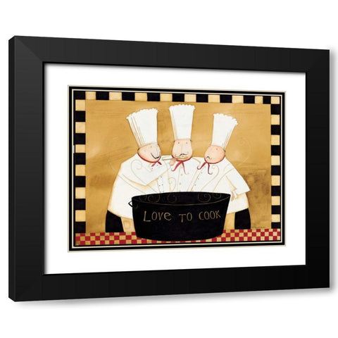 Tasting Chefs Black Modern Wood Framed Art Print with Double Matting by DiPaolo, Dan