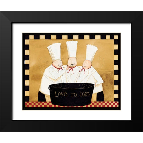 Tasting Chefs Black Modern Wood Framed Art Print with Double Matting by DiPaolo, Dan