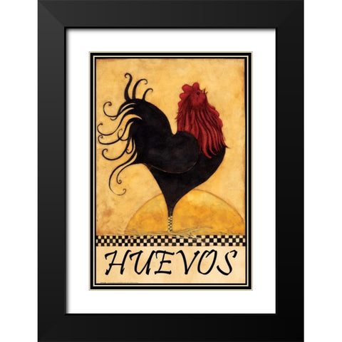 Love To Cook Black Modern Wood Framed Art Print with Double Matting by DiPaolo, Dan