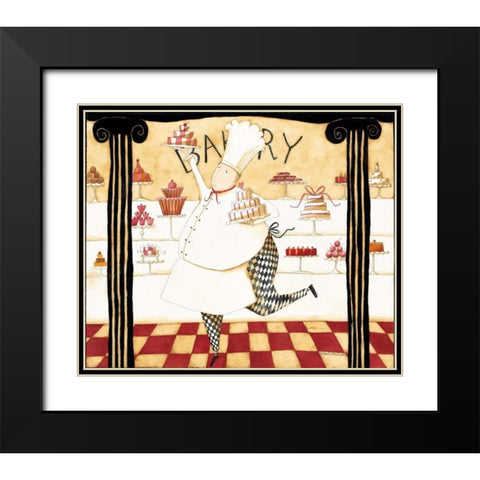 Love To Cook Black Modern Wood Framed Art Print with Double Matting by DiPaolo, Dan