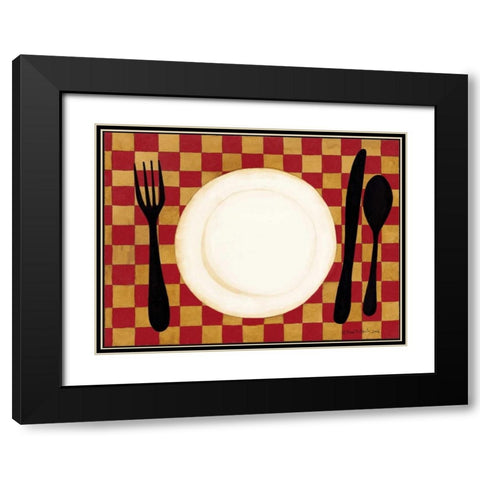 Plated Black Modern Wood Framed Art Print with Double Matting by DiPaolo, Dan