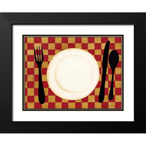 Plated Black Modern Wood Framed Art Print with Double Matting by DiPaolo, Dan
