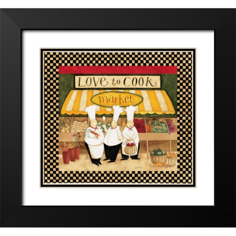 Our Place Black Modern Wood Framed Art Print with Double Matting by DiPaolo, Dan