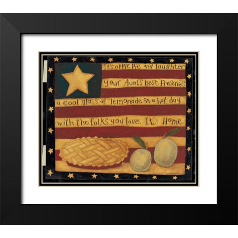 Pie Black Modern Wood Framed Art Print with Double Matting by DiPaolo, Dan