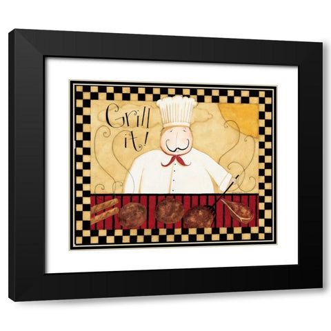 Cook It Black Modern Wood Framed Art Print with Double Matting by DiPaolo, Dan