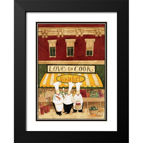 Together Black Modern Wood Framed Art Print with Double Matting by DiPaolo, Dan