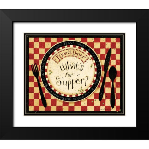 Moms Black Modern Wood Framed Art Print with Double Matting by DiPaolo, Dan