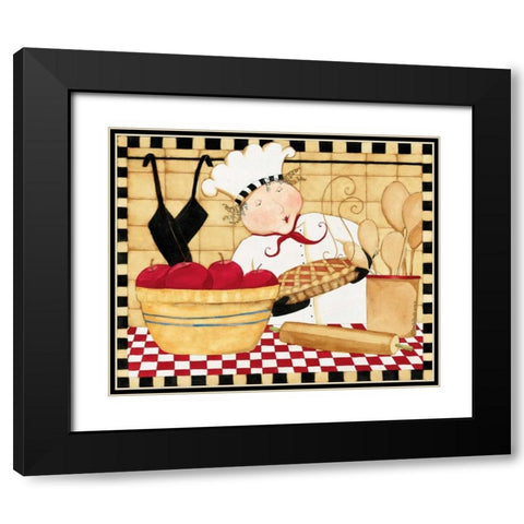 Loving It Black Modern Wood Framed Art Print with Double Matting by DiPaolo, Dan