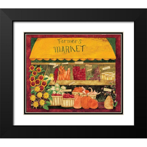 Market Black Modern Wood Framed Art Print with Double Matting by DiPaolo, Dan