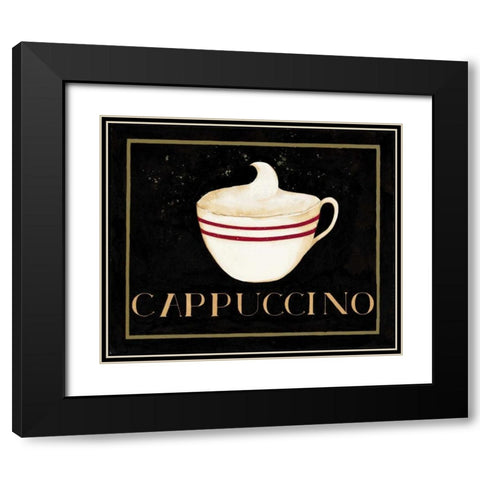 Midnight Coffee Black Modern Wood Framed Art Print with Double Matting by DiPaolo, Dan