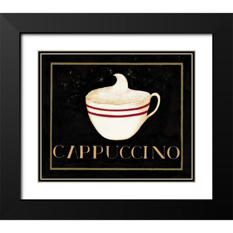 Midnight Coffee Black Modern Wood Framed Art Print with Double Matting by DiPaolo, Dan