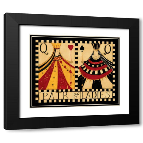 Queens Black Modern Wood Framed Art Print with Double Matting by DiPaolo, Dan
