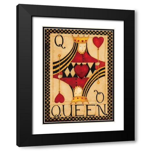 Q Black Modern Wood Framed Art Print with Double Matting by DiPaolo, Dan