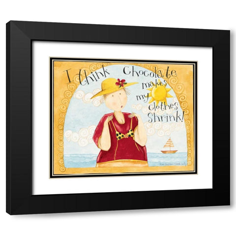 Sunshine Black Modern Wood Framed Art Print with Double Matting by DiPaolo, Dan