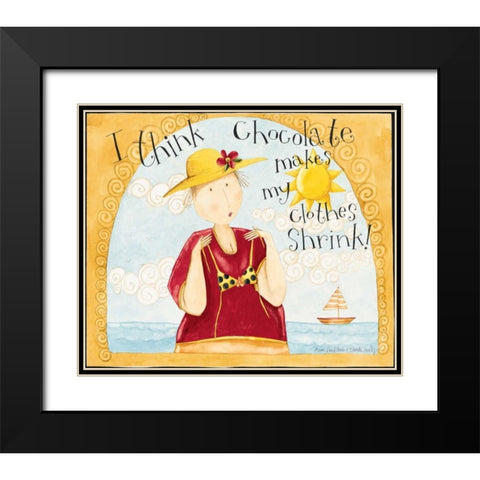 Sunshine Black Modern Wood Framed Art Print with Double Matting by DiPaolo, Dan