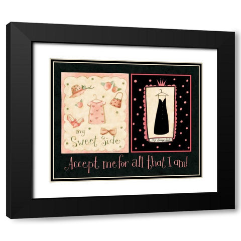 Clothes Black Modern Wood Framed Art Print with Double Matting by DiPaolo, Dan