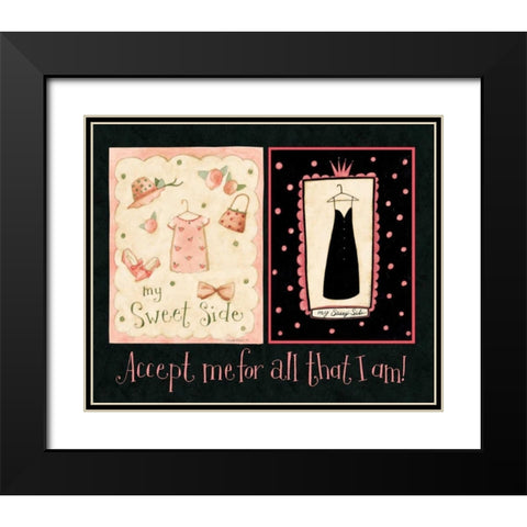 Clothes Black Modern Wood Framed Art Print with Double Matting by DiPaolo, Dan
