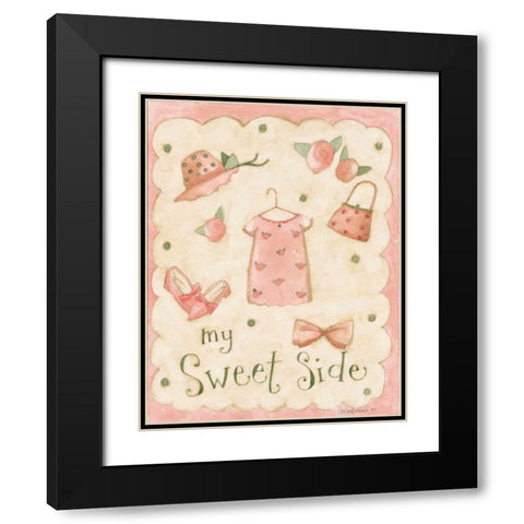 Sweet Black Modern Wood Framed Art Print with Double Matting by DiPaolo, Dan