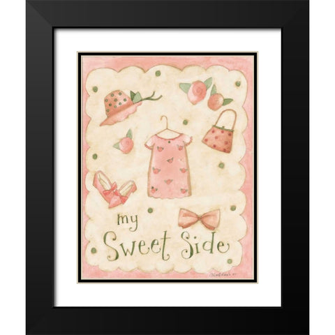 Sweet Black Modern Wood Framed Art Print with Double Matting by DiPaolo, Dan