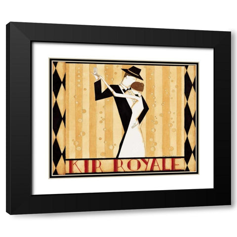 Royale Black Modern Wood Framed Art Print with Double Matting by DiPaolo, Dan