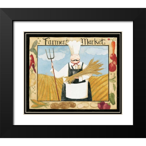 Market Black Modern Wood Framed Art Print with Double Matting by DiPaolo, Dan